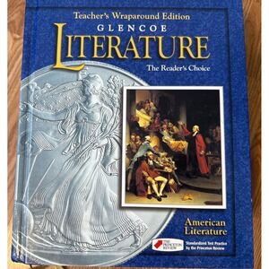 Glencoe Literature Teacher Edition American Literature Readers Choice Wraparound